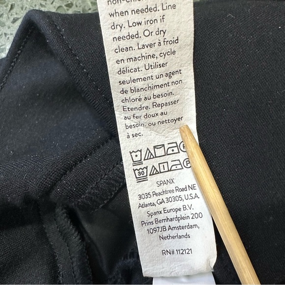 SPANX Super Smooth Perfect Fit Ponte Kick Flare Pant 20386R Black Size XL - Picture 6 of 6